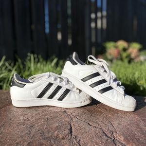 White Adidas Allstars